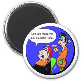 Funny Halloween Witch Cartoon Cards Personalized Refrigerator Magnets