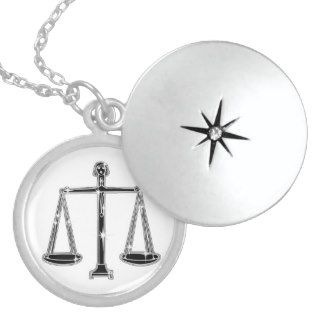 Zodiac Symbol, Libra Necklace