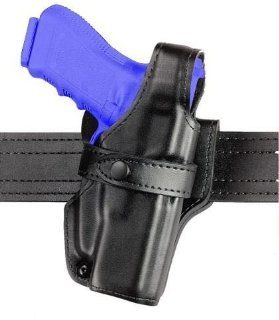 Safariland Duty Holster, SSIII Mid Ride, Level III Retention, Right Hand, Plain Black 070 77 161 3  Gun Holsters  Sports & Outdoors