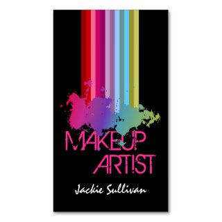 Color Splash Makeup Artist Business Cards