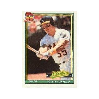 1991 Topps #162 Ozzie Canseco Sports Collectibles
