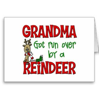 Funny Grandma Chrismtas Gift Card