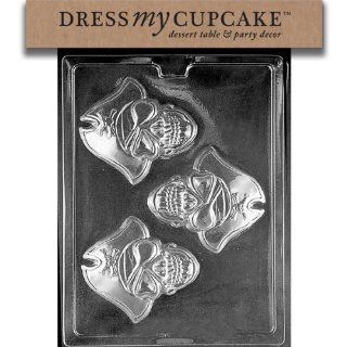 Dress My Cupcake DMCK142 Chocolate Candy Mold, Pirate Piece Candy Making Molds Kitchen & Dining