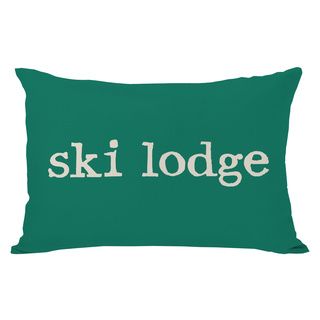 Ski Lodge Plaid Throw Pillow Throw Pillows