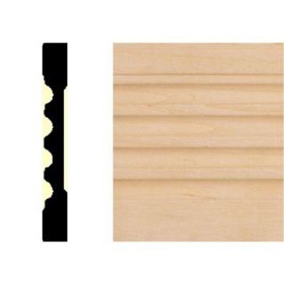 House of Fara 3/8 in. x 3 in. x 7 ft. Basswood Fluted Casing Moulding 786