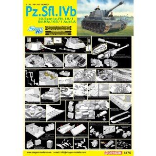 Dragon 135 Pz.Sfl.IVb 10.5cm le.FH. 18/1 Sd.Kfz.165.1 Ausf.A Toys & Games