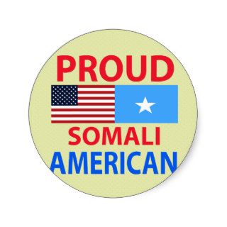 Proud Somali American Stickers