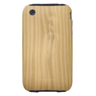 Wood Grain Texture Tough iPhone 3 Covers