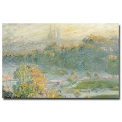 Claude Monet 'The Tuileries' Canvas Art Trademark Fine Art Canvas