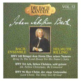 Bach Cantatas 96, 114, & 148 (Vol. 52) Music