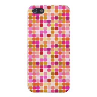 Pink Red Square Pattern iPhone4 Case Cover iphone  iPhone 5 Case