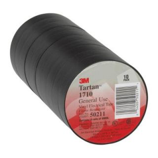 Tartan 3/4 in. x 60 ft. General Use Electrical Tape (10 Pack) 1710 10 PACK