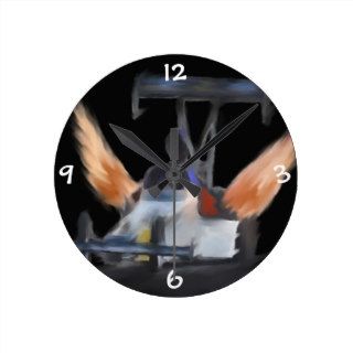 Flames clock