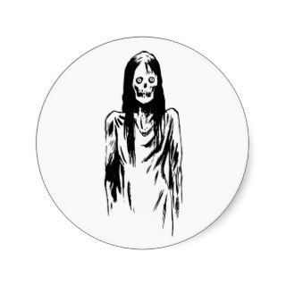 zombie girl sticker