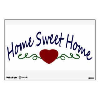 Home Sweet Home Heart Wall Decal