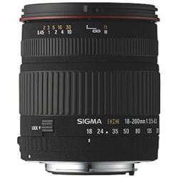 Sigma 18 200mm F3.5 6.3 DC Lens for Pentax Sigma Lenses & Flashes