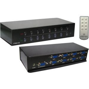 RF Link 8 Port VGA Switcher with Remote VSB 81IR