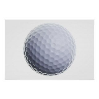 Golf Ball Background Customized Template Posters