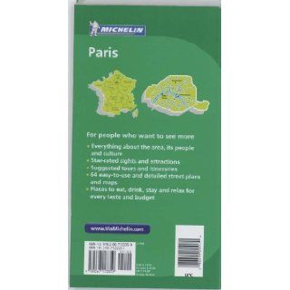Michelin the Green Guide Paris (Michelin Green Guides) Heather Stimmler Hall, Gwen Cannon 9782067123359 Books