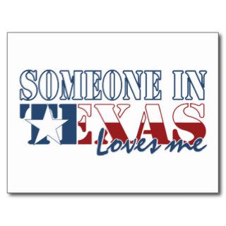 Someone in Texas Loves Me Postcard