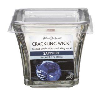 Ganz Crackling Wick, Small, Sapphire   Scented Candles