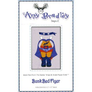 Bunk Bed Flyer (Quilt Block Pattern) (Snips & Snails Paper Dolls, Block Two, ABD159) designer Amy Bradley Books