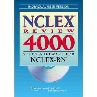NCLEX Review 4000 Study Software for NCLEX RN (Individual Version) by Springhouse published by Lippincott Williams & Wilkins CD ROM Health & Personal Care