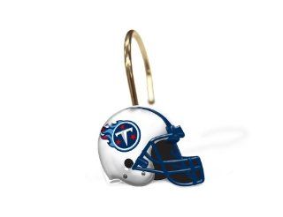 NFL Tennessee Titans Set of 12 Shower Curtain Rings  Sports & Outdoors
