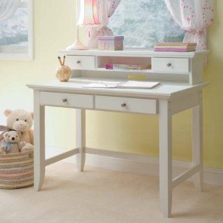 Home Styles 5530 162 Naples Student Desk and Hutch, White Finish   Home Office Desks