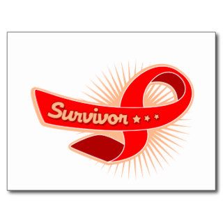 Stroke Survivor Ribbon Postcard