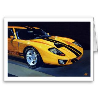 "Ford GT" Supercar greeting card