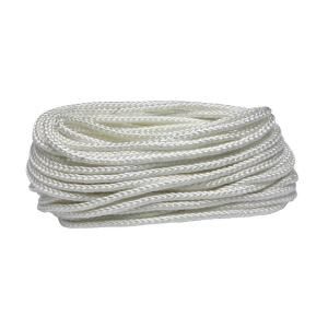 Everbilt 5/16 in. x 50 ft. White Braided Nylon and Polypropylene Rope 18010