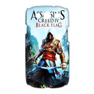 Custom Assassins Creed iv Black Flag 3D Cover Case for Samsung Galaxy S3 III i9300 LSM 163 Cell Phones & Accessories