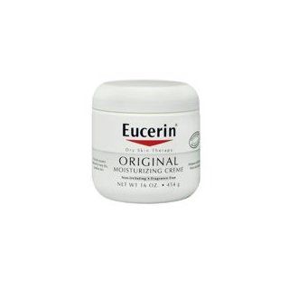 Eucerin Eucerin Original Moisturizing Creme Fragrance Free, 16 oz (Pack of 3)  Body Souffles  Beauty