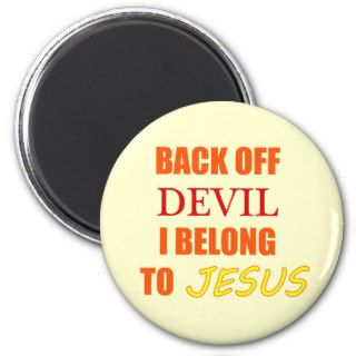 Back Off Devil Magnet