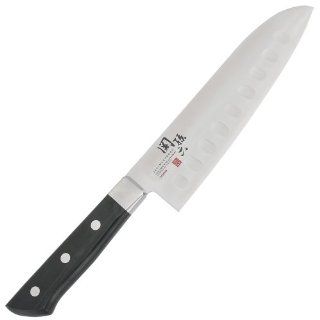 6 1/2" (165mm) Scalloped Santoku Knife   KAI 3000 ST Series Santoku Knives Kitchen & Dining