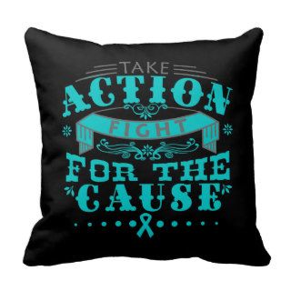 PTSD Take Action Fight For The Cause Pillow