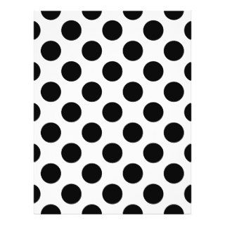 Black Polka Dots Custom Flyer