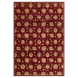 Kas Rugs Classic Panel Tabriz Red 9 ft. 10 in. x 13 ft. 2 in. Area Rug CAM7350910X132
