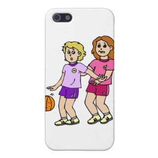 Girls play basketball iPhone 5 cover