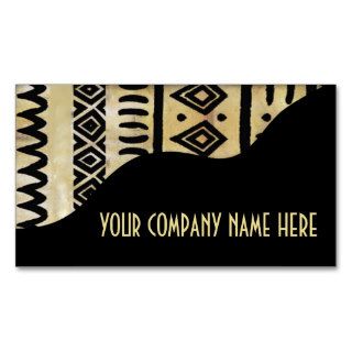 African Mud Cloth Afrocentric Kenyan Imports Business Cards