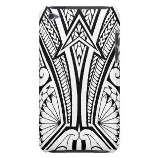 Polynesian tribal tattoo with bold patterns iPod Case Mate cases