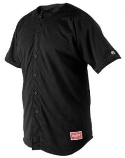 Rawlings Men's Full Button RBJ167 Jersey  Uniform Shirts  Clothing