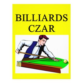 BILLIARDS joke Flyer