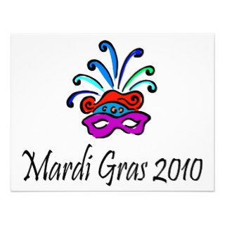 Mardi Gras 2010 Custom Invitations