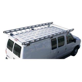 Silver Aluminum H2 Cargo rack 168" Long for a Chevy Express 1996 On Automotive