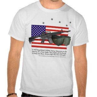 M4 Carbine, Support our 2nd Amendment T shirts