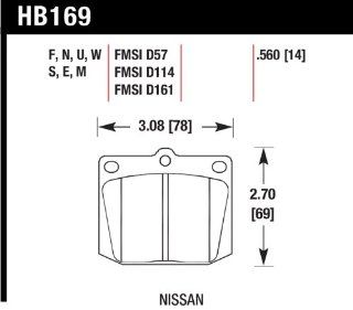 Hawk Performance HB169U.560 Disc Brake Pad, Front Automotive