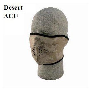 Zan Headgear Cold Weather Headwear WNFM169DH Neoprene 1/2 Face Mask, Digital Desert Camo Sports & Outdoors