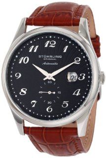 Stuhrling Original Men's 171A.3315E1 Classic Cuvette 44 Slim Automatic Date Watch Watches